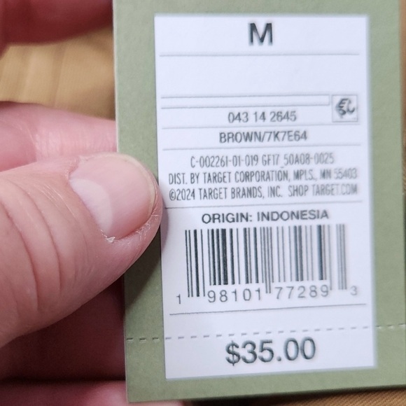 Goodfellow & Company Quilted Knit Shacket Men's Tan Size Medium🔥🔥 - Picture 9 of 11